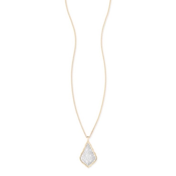 Kendra Scott Gold and Silver Pendant Necklace - Picture 1 of 5